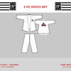 One Way Martial Arts USA Patch Set
