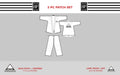 One Way Martial Arts Loose Patch Set