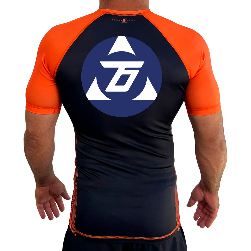 Tom DeBlass All Black Ranked Short Sleeve Rash Guards  #8003
