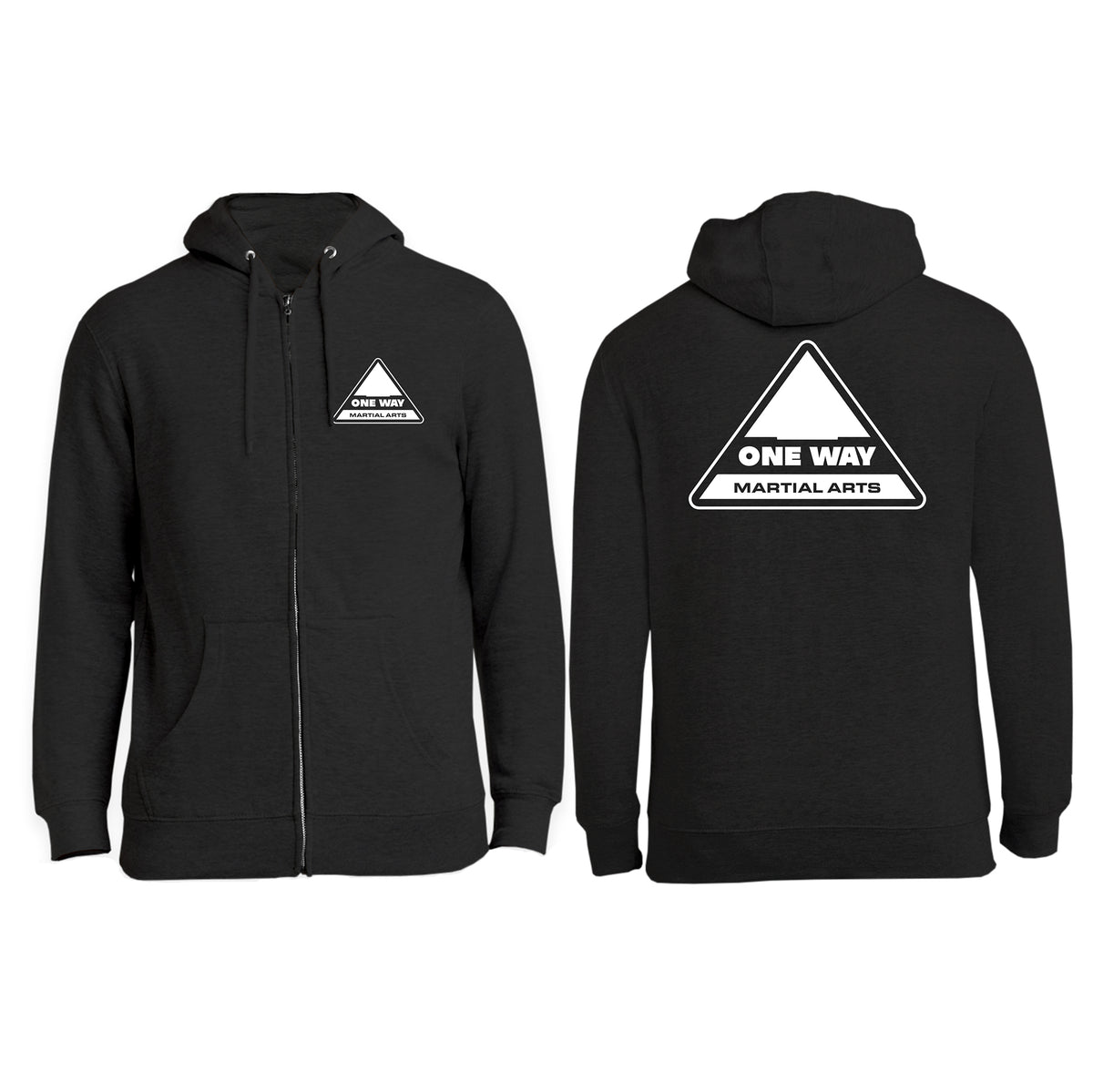 One Way Original Zip-Up Hoodies