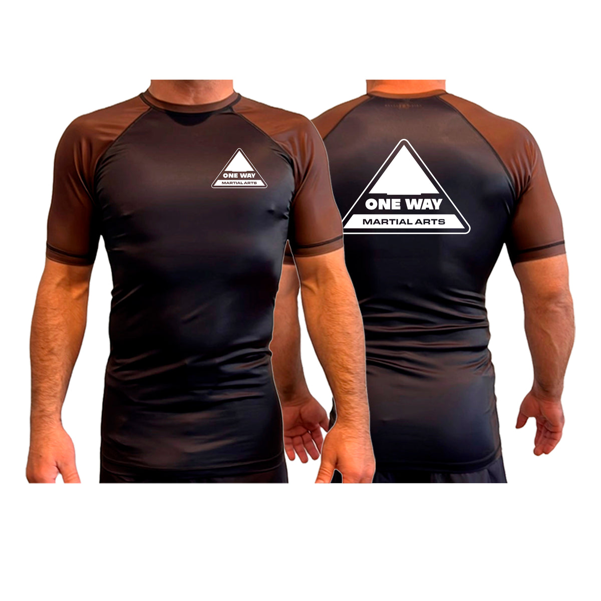 One Way Collection Rash Guards Short Sleeves All Black Ranked
