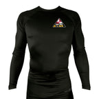 One Way Maryland All Black Rash Guards Long Sleeves