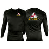One Way Maryland All Black Rash Guards Long Sleeves