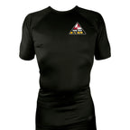 One Way Maryland All Black Rash Guards Short Sleeves