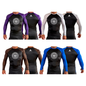 One Way ACE All Black Ranked Long Sleeve Rash Guards