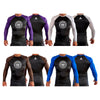 One Way ACE All Black Ranked Long Sleeve Rash Guards