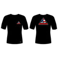 One Way USA All Black Rash Guards Short Sleeves