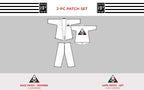 One Way Martial Arts Mexico Loose Patch Set