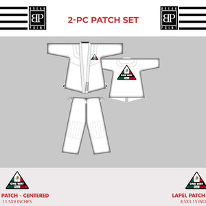 One Way Martial Arts Mexico Loose Patch Set