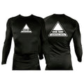 One Way Original All Black Rash Guards Long Sleeve