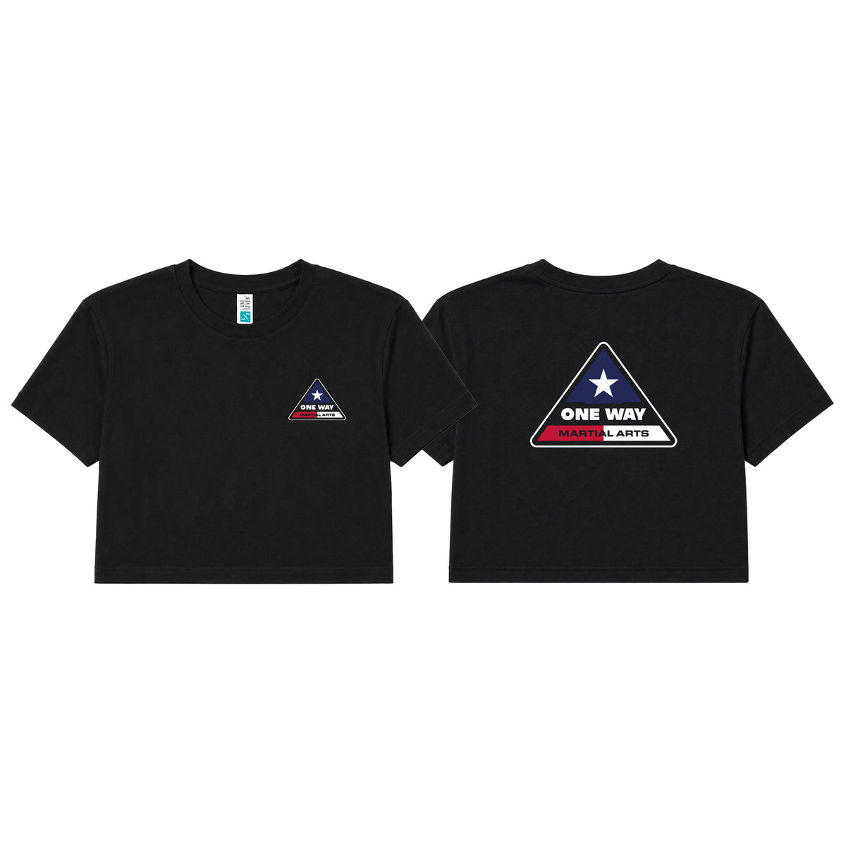 One Way Texas Women's Cropped Shirts
