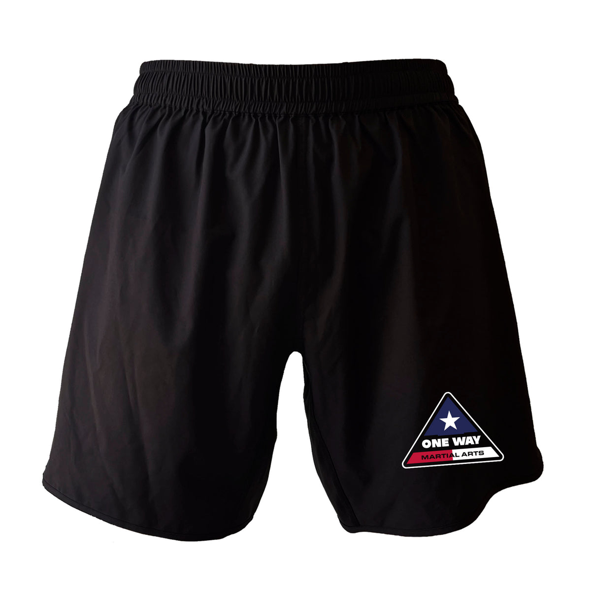 One Way Texas All Black Shorts 2.0