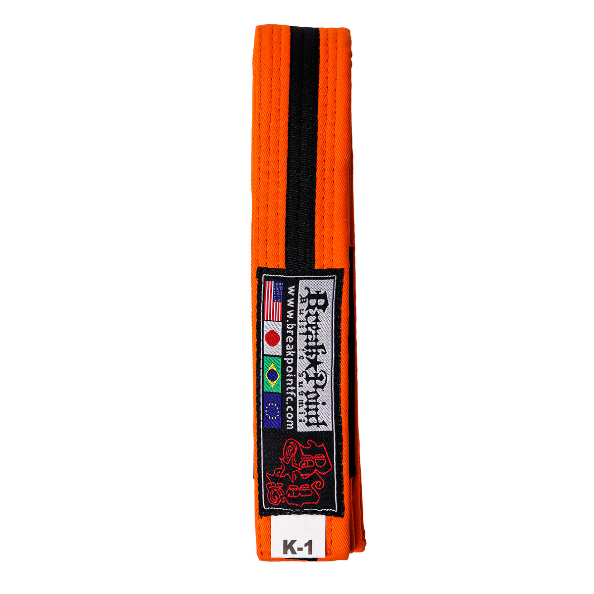Break Point Kids Jiu-Jitsu Orange/Black Belt