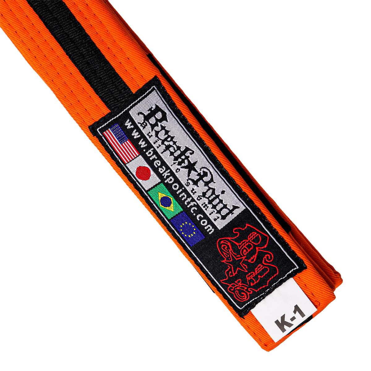 Break Point Kids Jiu-Jitsu Orange/Black Belt