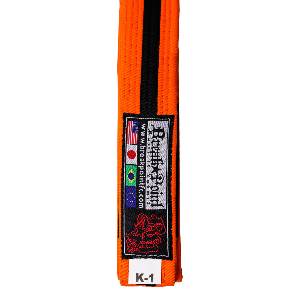 Break Point Kids Jiu-Jitsu Orange/Black Belt