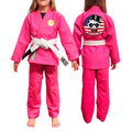 Black Tie/Trinity Jiu Jitsu Academy Kids Gi - Pink #674 A