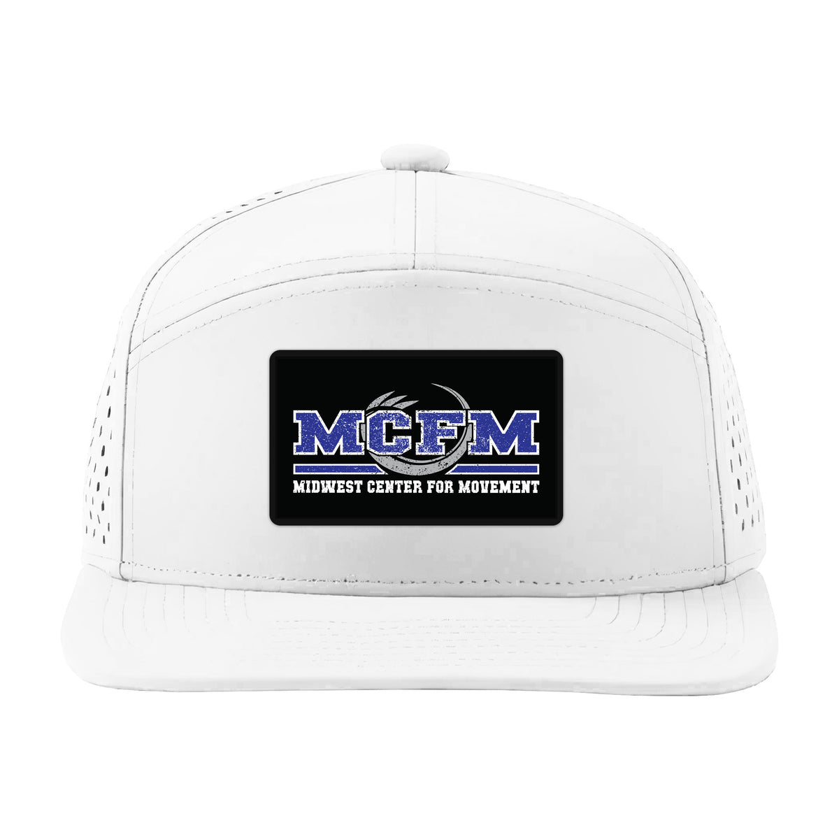 White Academy Perforated Hats