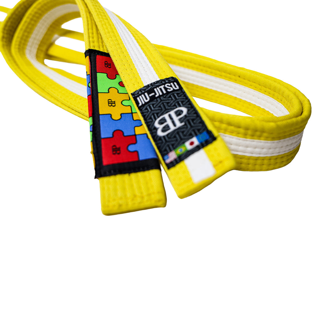 Break Point Jiu-Jitsu Autism Awareness Belt - AVAILABLE IN ALL COLORS