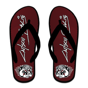 Carlson Gracie Red Flip Flops