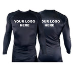 Academy Rash Guards Long Sleeves All Black