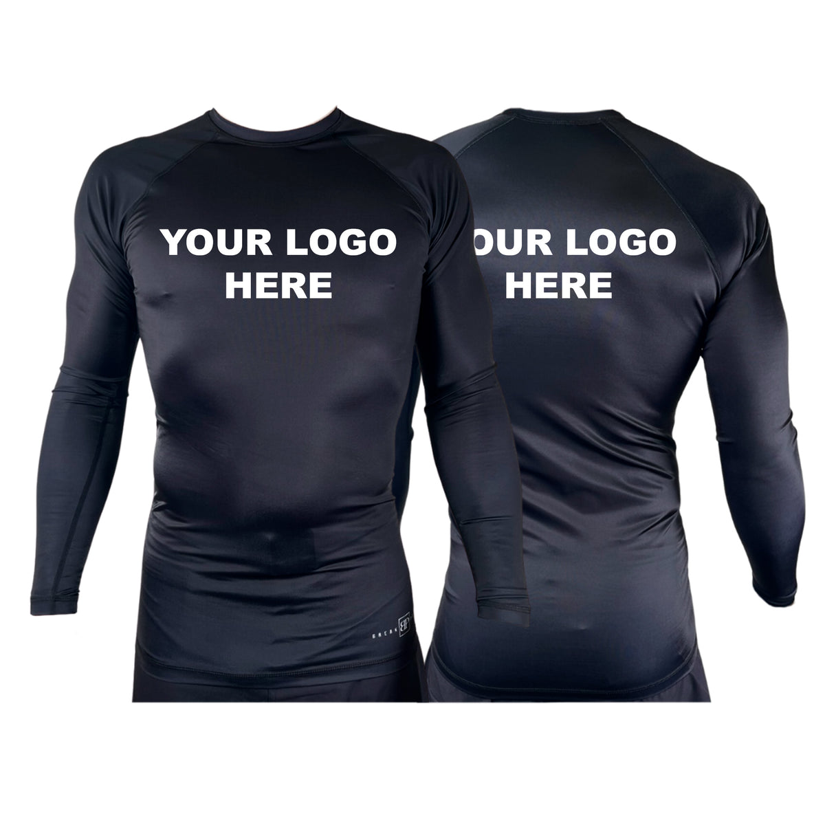 Academy Rash Guards Long Sleeves All Black
