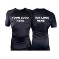 Academy Rash Guards Short Sleeves All Black