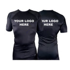 Academy Rash Guards Short Sleeves All Black