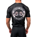 Carlson Gracie Original Rash Guard Black Short Sleeve