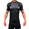 Carlson Gracie Original Rash Guard Black Short Sleeve