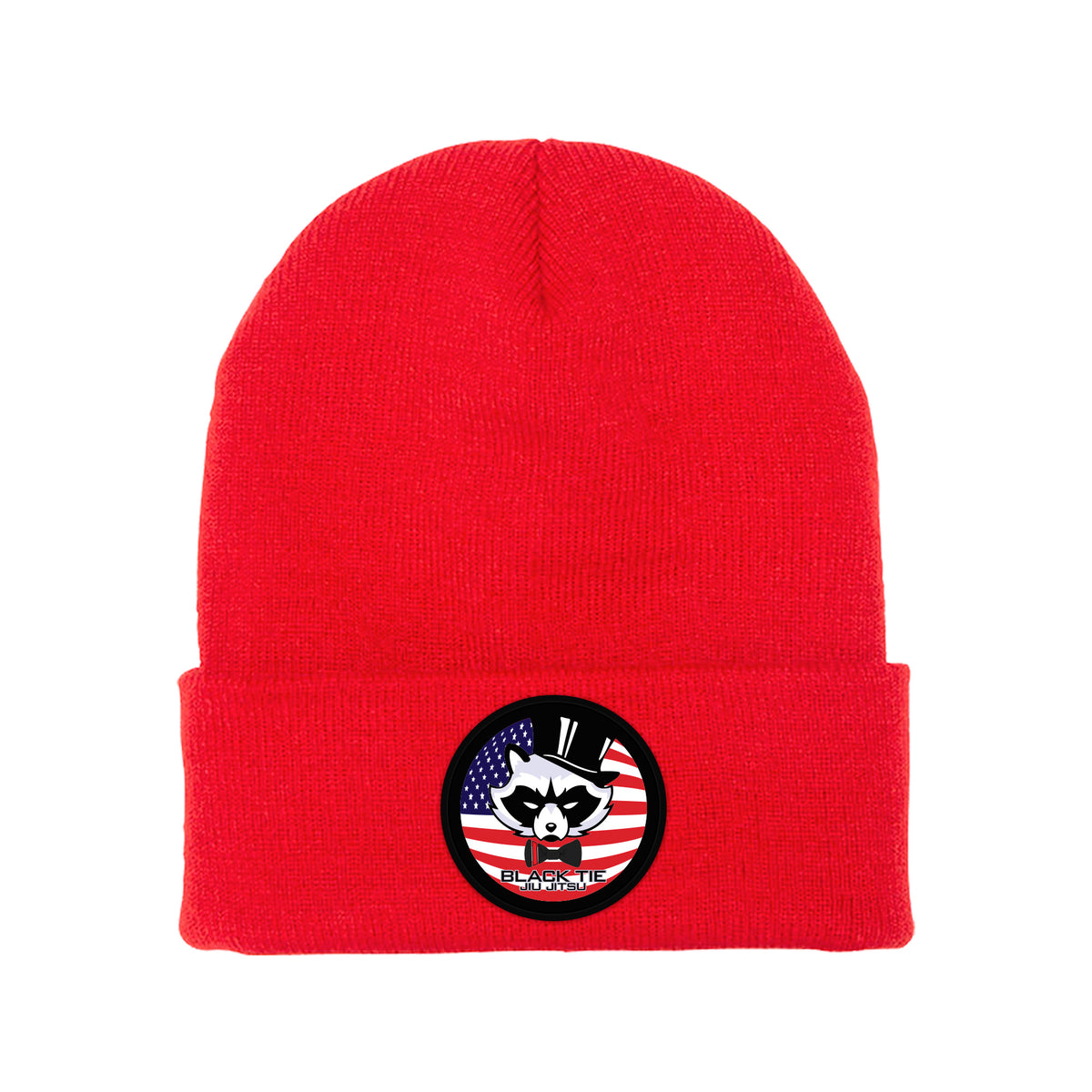 Black Tie/Trinity Jiu Jitsu Academy Beanies #8234 C