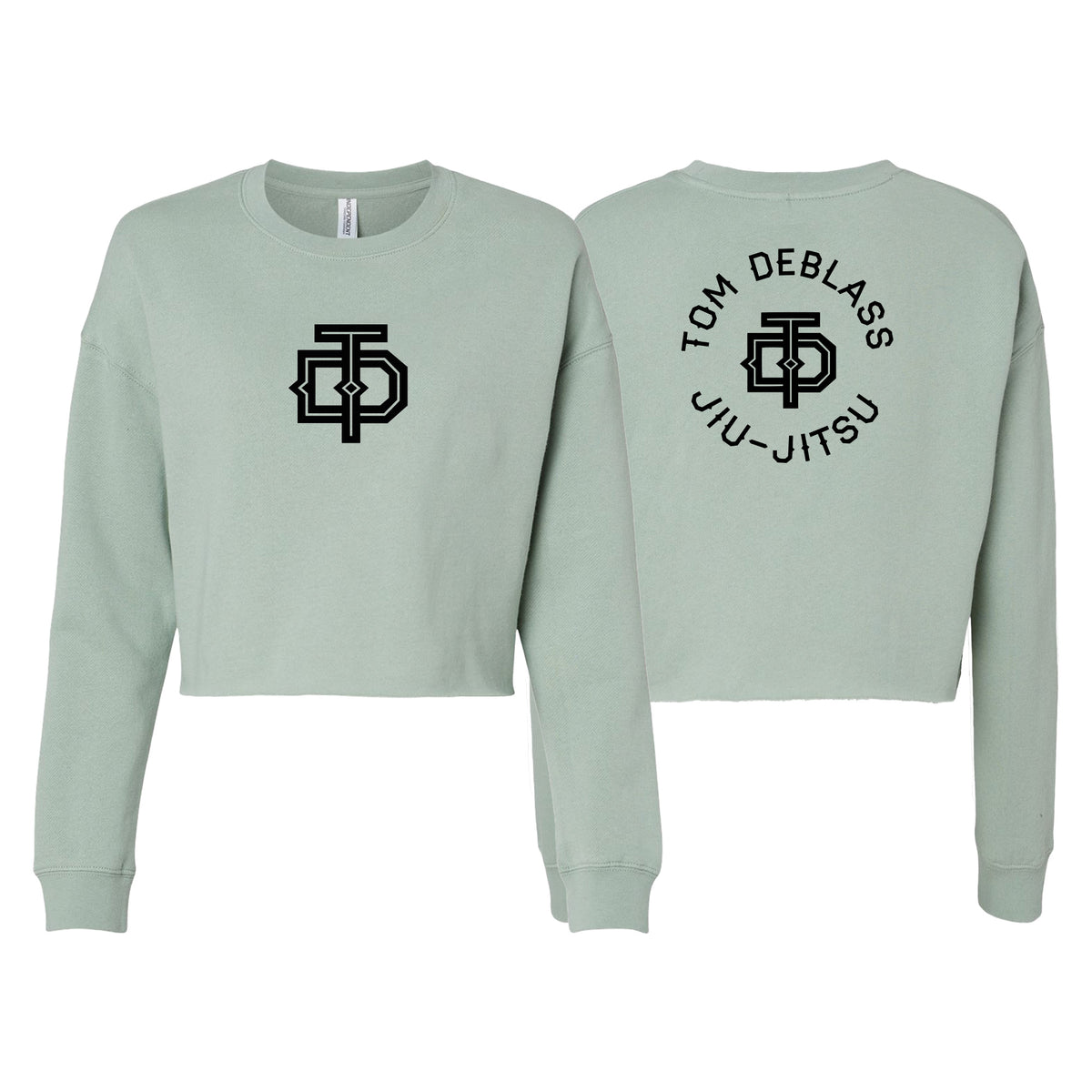 Tom DeBlass Association Women's Cropped Crewneck Sweatshirt