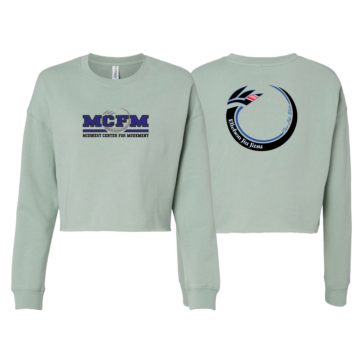 Sage Academy Women's Cropped Crewneck Sweatshirt