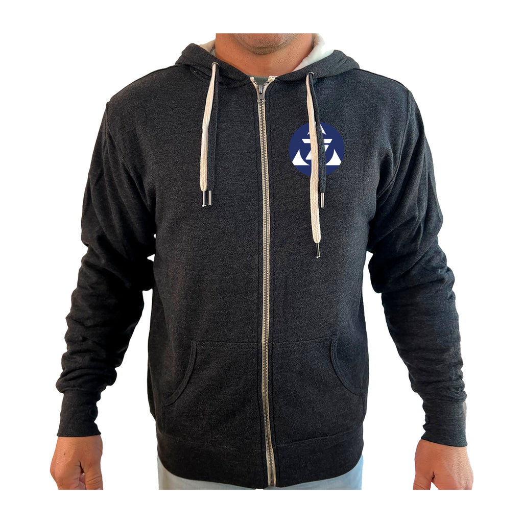 Tom DeBlass Academy Sherpa Lined Zip-Up Hoodie #8003 B
