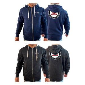 Inversion Jiu Jitsu Academy Sherpa Lined Zip-Up Hoodie #8023 C