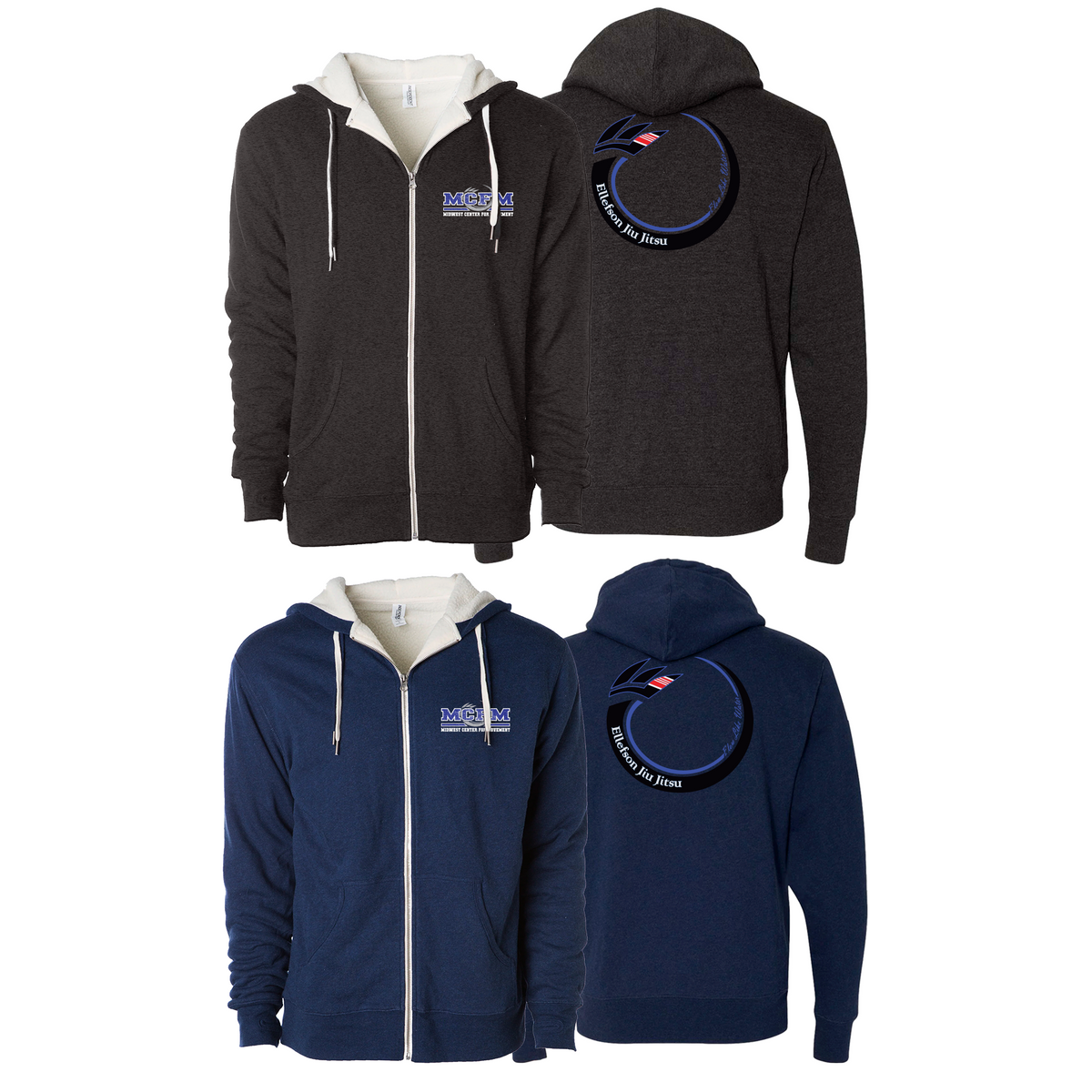 Academy Sherpa Lined Zip-Up Hoodie