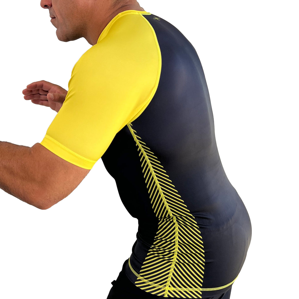 Kronos All Black Ranked KIDS Short Sleeve Rash Guards #8002