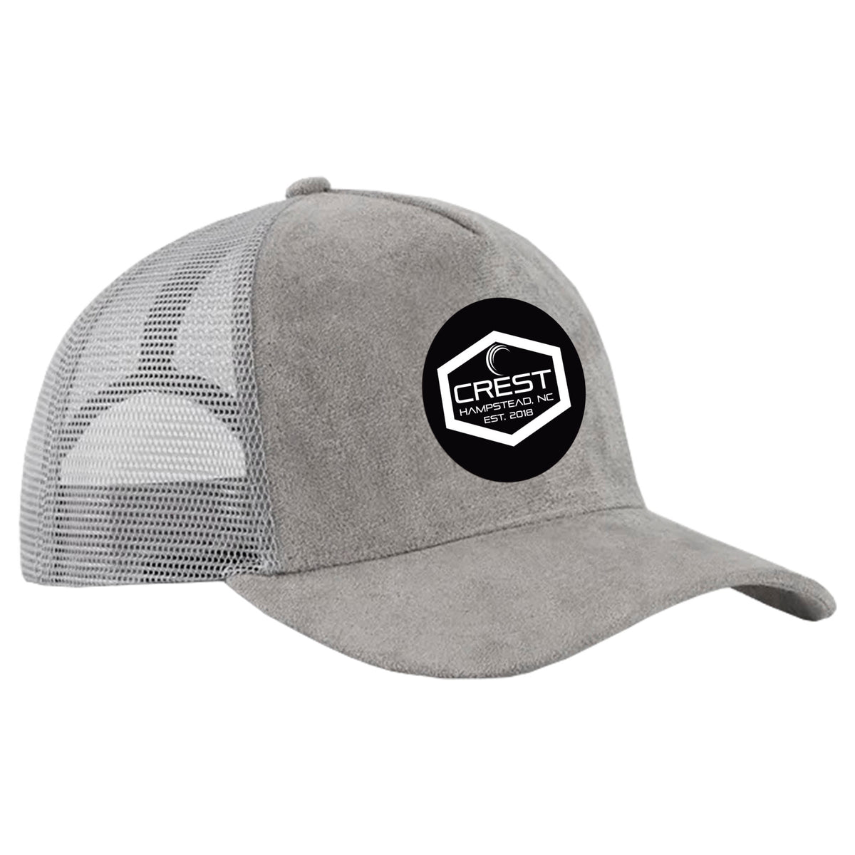 Crest Brazilian Jiu Jitsu Suede Trucker Hat #8008 A