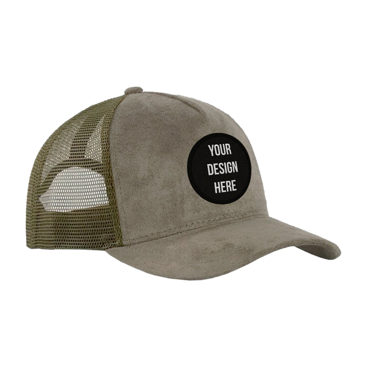 Suede Trucker Hat