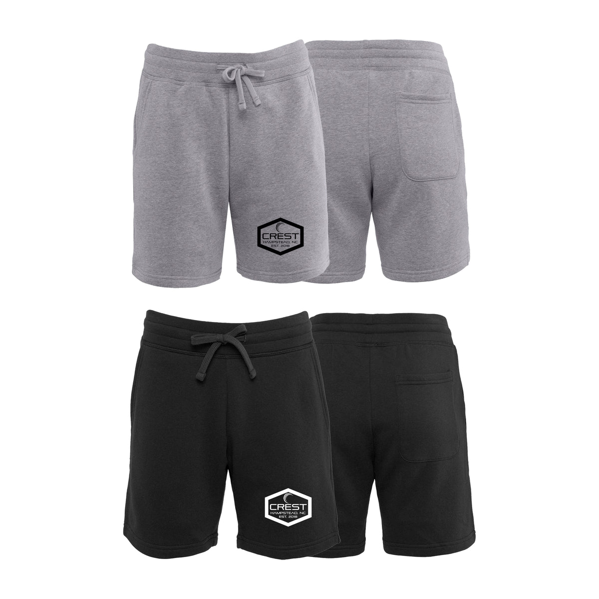 Crest Brazilian Jiu Jitsu Academy Sweat Shorts #8008