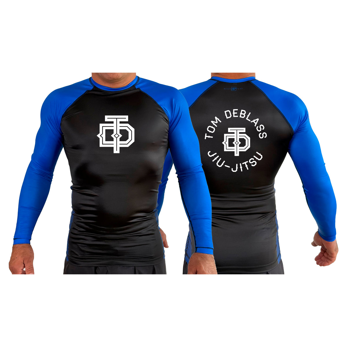 Tom DeBlass Association All Black Ranked Long Sleeve Rash Guards