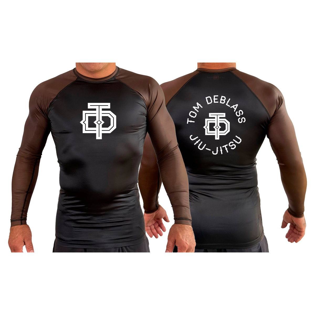 Tom DeBlass Association All Black Ranked Long Sleeve Rash Guards