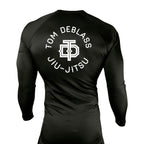 Tom DeBlass Association All Black Custom Rash Guards Long Sleeves