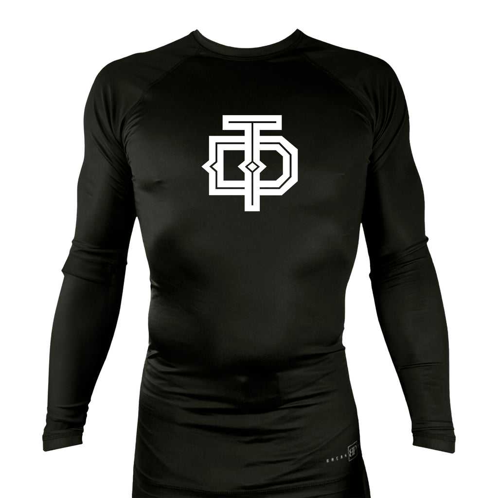 Tom DeBlass Association All Black Custom Rash Guards Long Sleeves