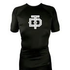 Tom DeBlass Association All Black Custom Rash Guards Short Sleeves