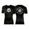 Tom DeBlass Association All Black Custom Rash Guards Short Sleeves