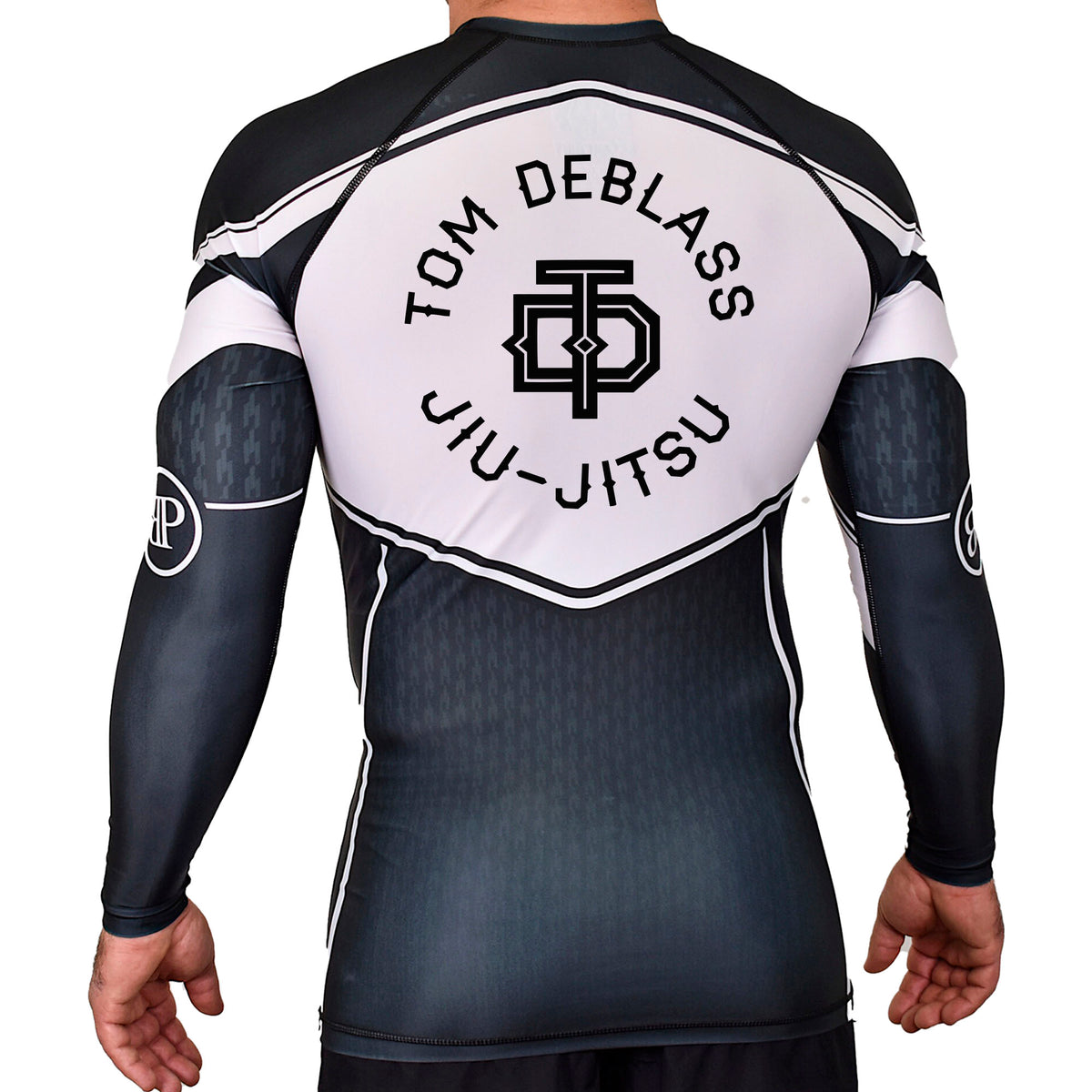 Tom DeBlass Association Academy Rash Guards Black/White