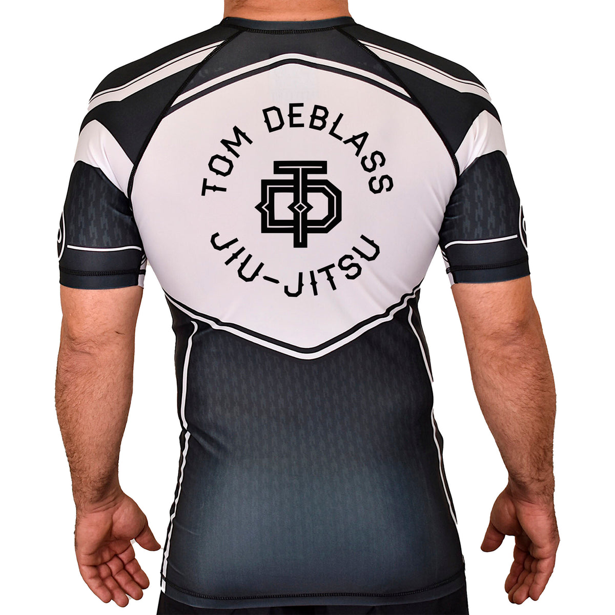 Tom DeBlass Association Academy Rash Guards Black/White