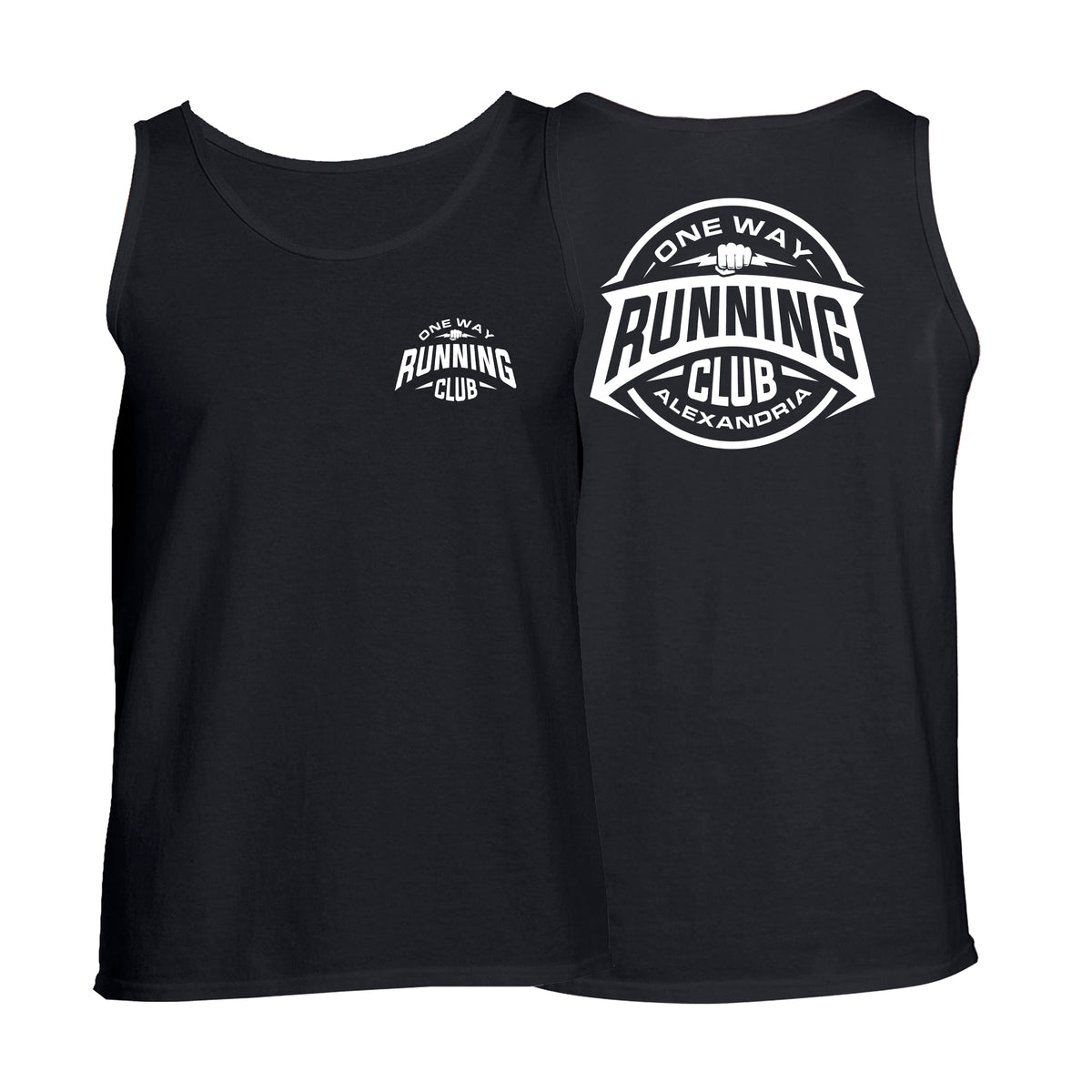 One Way Running Club Academy Tank Tops