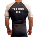 All Black Ranked Short Sleeve Rash Guards