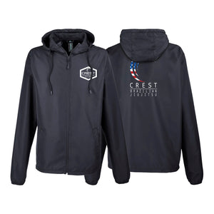 Crest Brazilian Jiu Jitsu Academy Windbreaker #8008 B